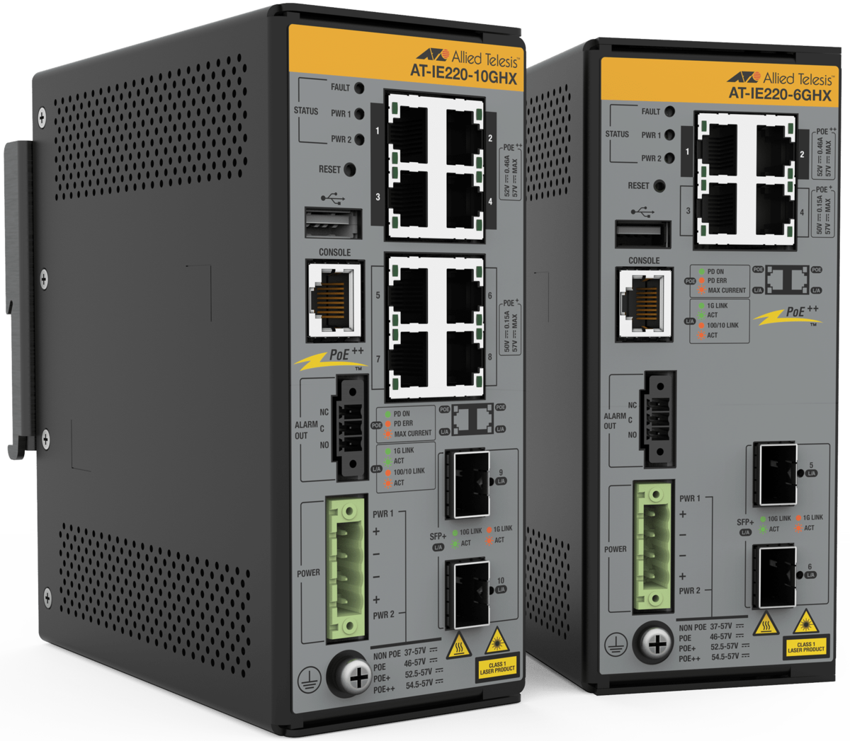 Allied Telesis IE220-6GHX Managed L2 Gigabit Ethernet (10/100/1000) Power over Ethernet (PoE) Grey