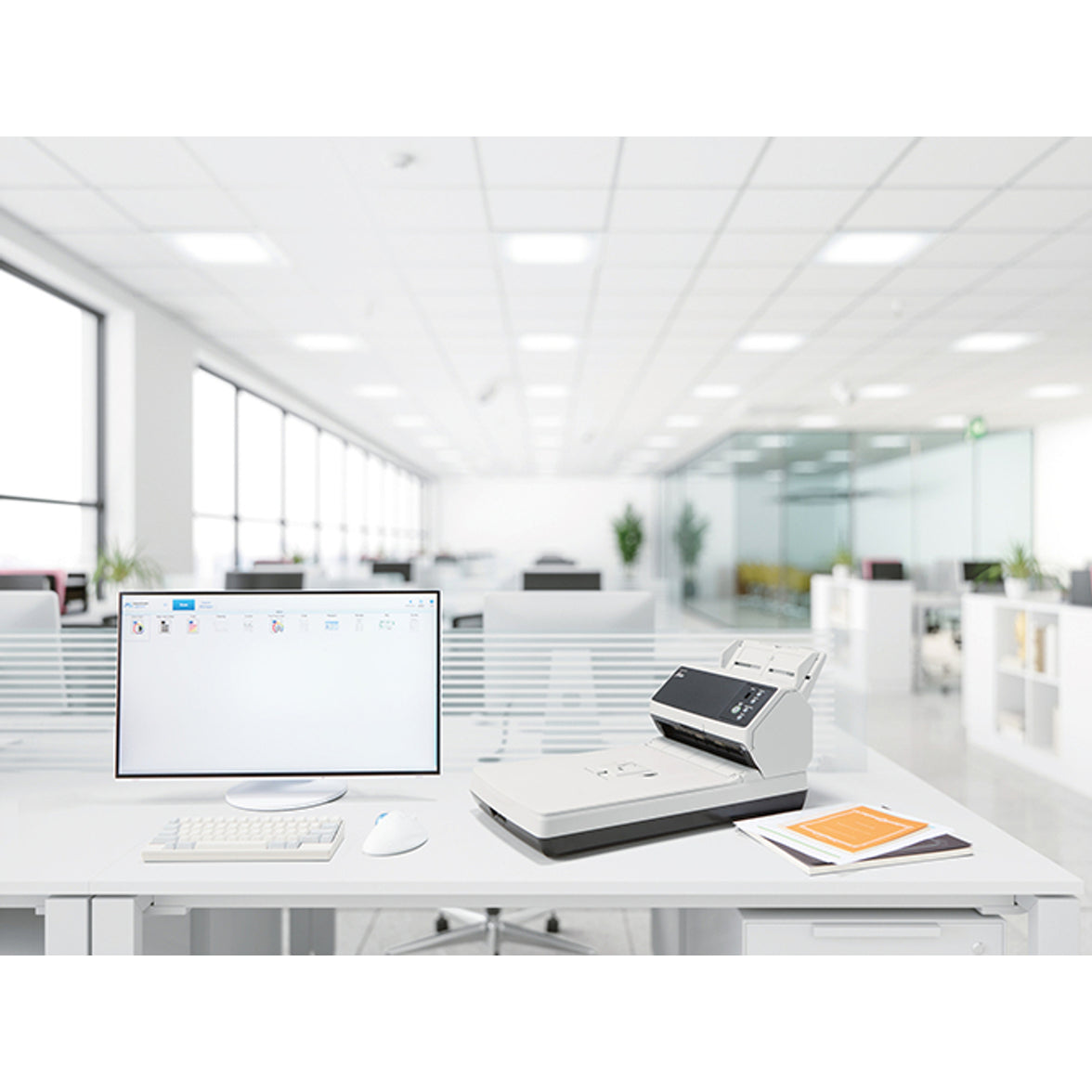 RICOH fi-8250 A4 Flatbed Eth/USB Scanner