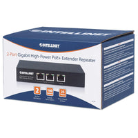 Intellinet 2-Port Gigabit High-Power PoE+ Extender Repeater