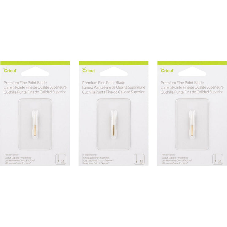 Cricut Fine Point Blade 3 pack