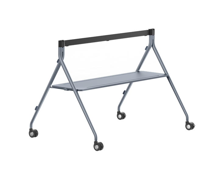 Yealink Meeting Board 86 Trolley with Shelf - Black/Grey