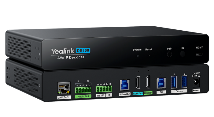 YEALINK DE300 AV OVER IP DECODER