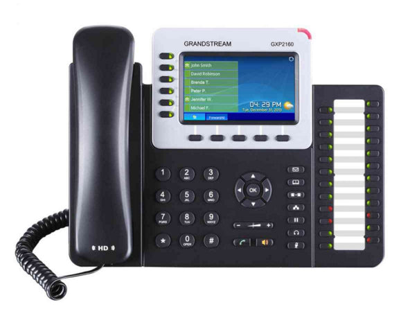 Grandstream Networks GXP2160 IP phone 6 lines LCD
