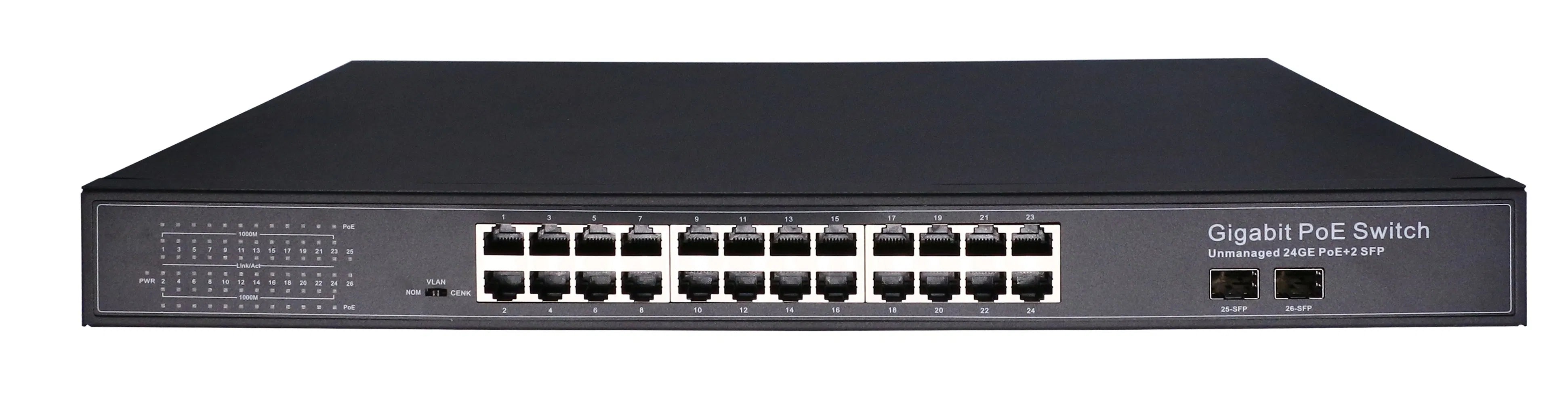 NETGEAR 24pt GIGE Unmanaged Switch W/ PoE+