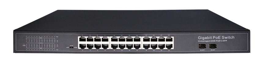NETGEAR 24pt GIGE Unmanaged Switch W/ PoE+