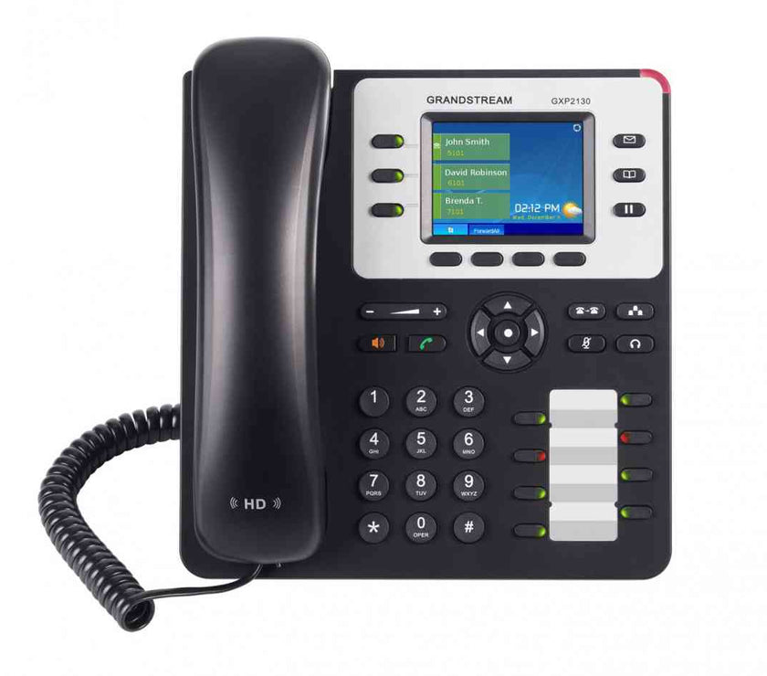 Grandstream Networks GXP2130 v2 IP phone Black, Grey 3 lines TFT