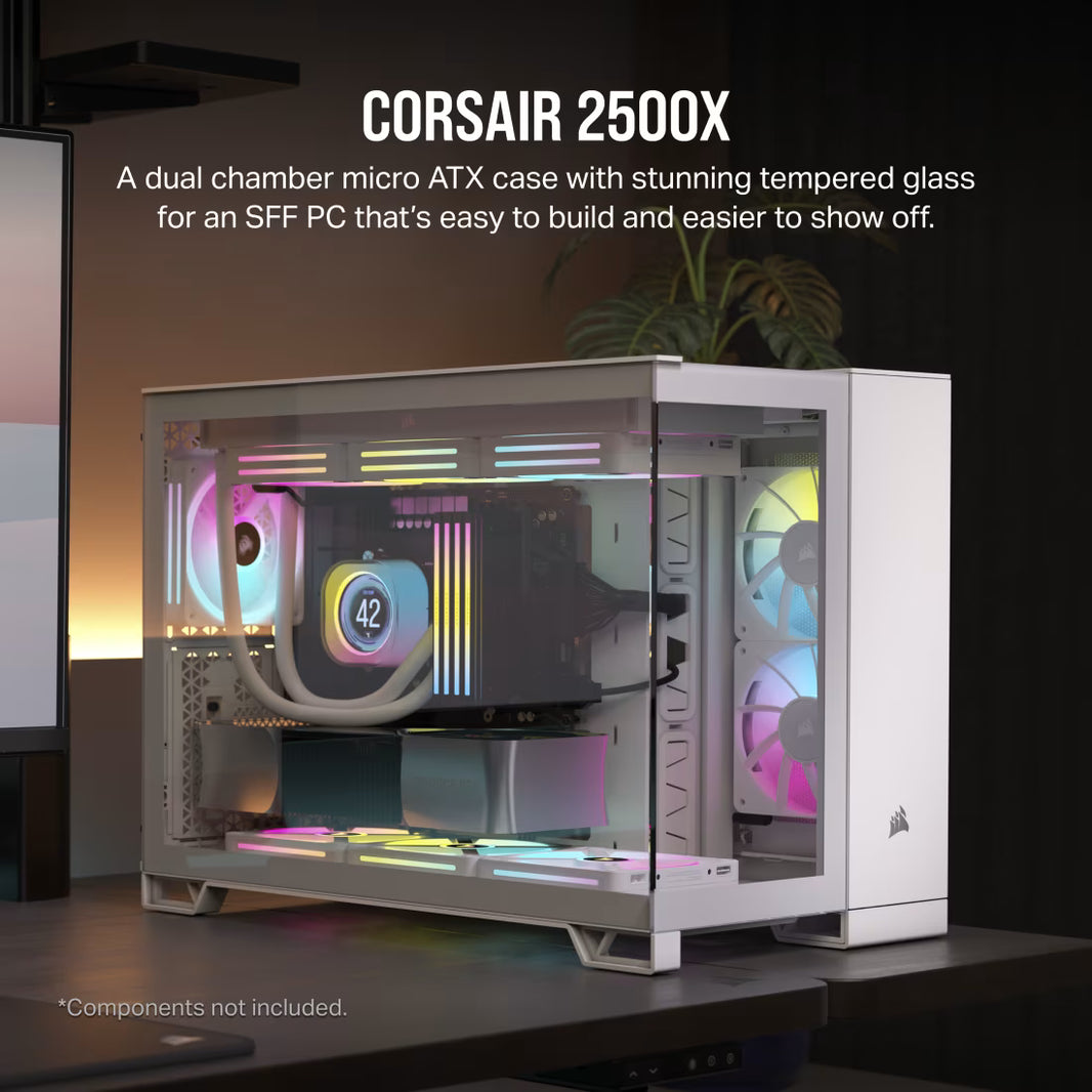 CORSAIR 2500X WHITE M-ATX TOWER