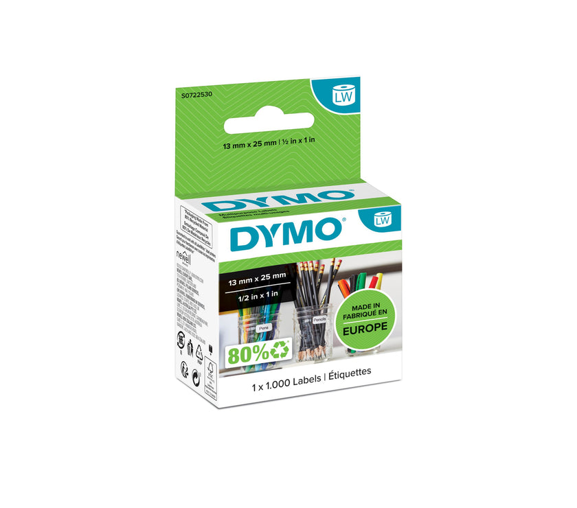 LW Multipurp Labels White Remov 13x25