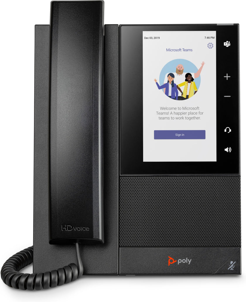 POLY CCX 505 Microsoft Teams and PoE-enabled