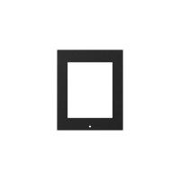 2N Surface Installation Frame for 1 Module (Black)