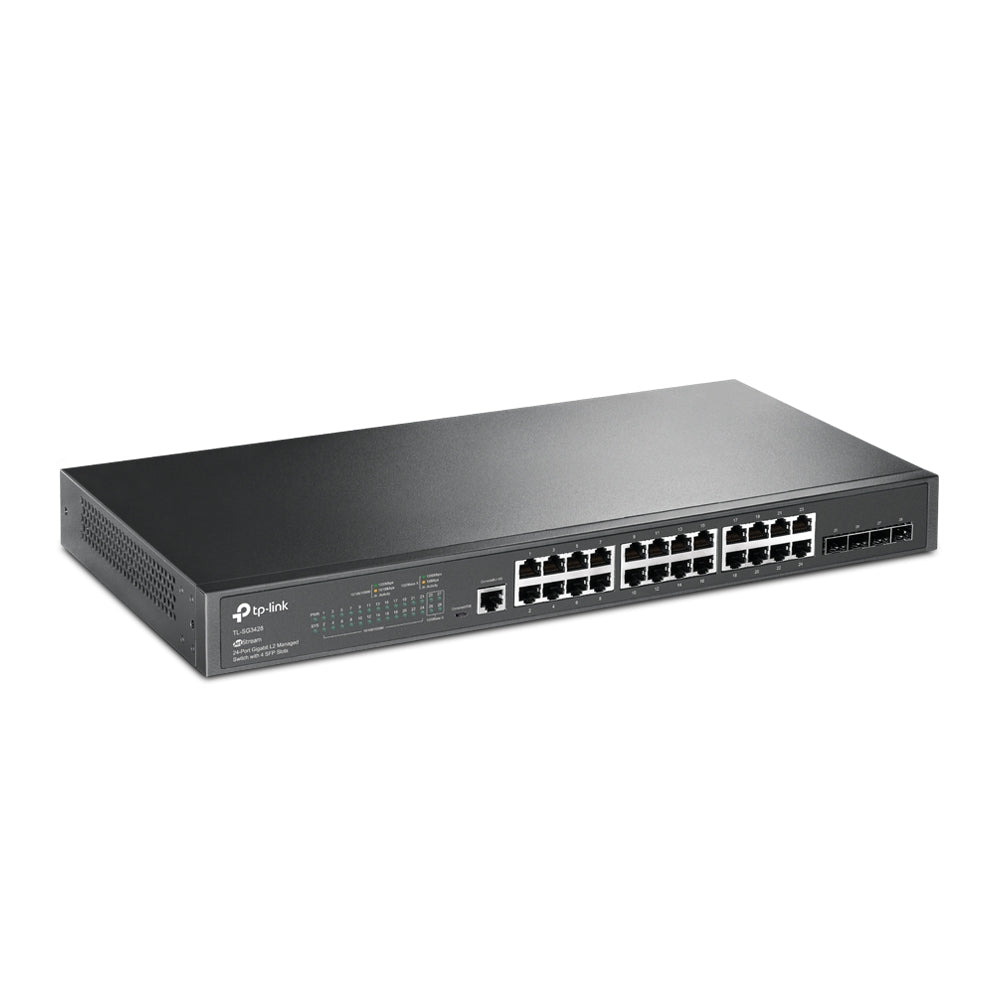 TP-Link Omada 24-Port Gigabit L2+ Managed Switch with 4 SFP Slots