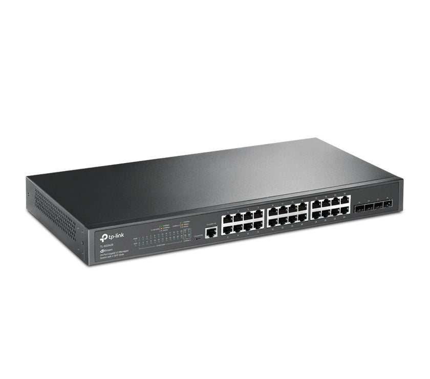 TP-Link Omada 24-Port Gigabit L2+ Managed Switch with 4 SFP Slots
