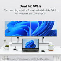 Plugable USB-C Dual 4K HDMI MST Adapter