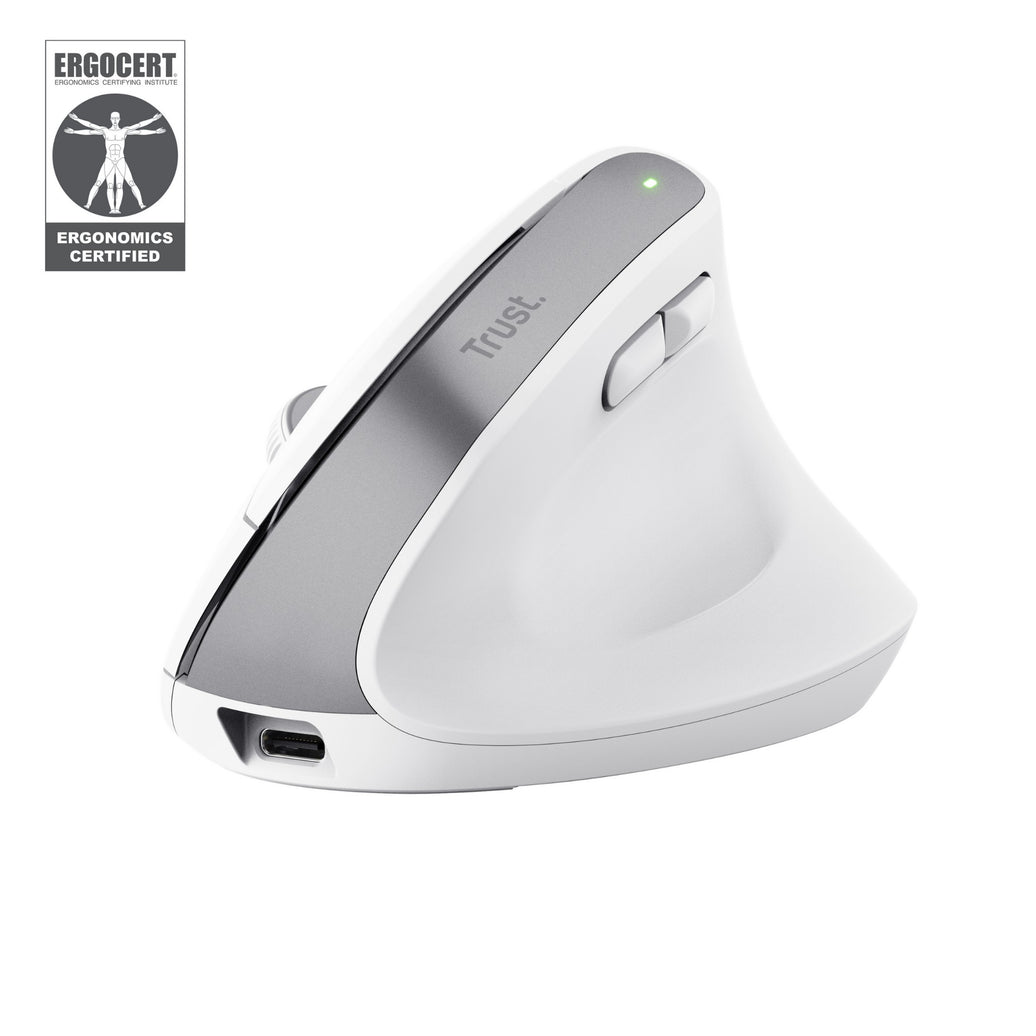 Trust BAYO+ ERGONOMIC WIRELESS MOUSE WHT