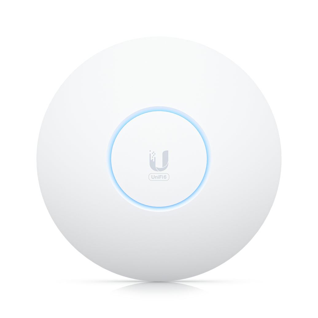 Ubiquiti UniFi U6 - Radio access point - Wi-Fi 6E - 2.4 GHz 5 GHz 6 GHz - wall ceiling mountable