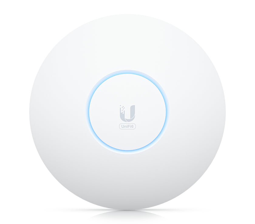 Ubiquiti UniFi U6 - Radio access point - Wi-Fi 6E - 2.4 GHz 5 GHz 6 GHz - wall ceiling mountable
