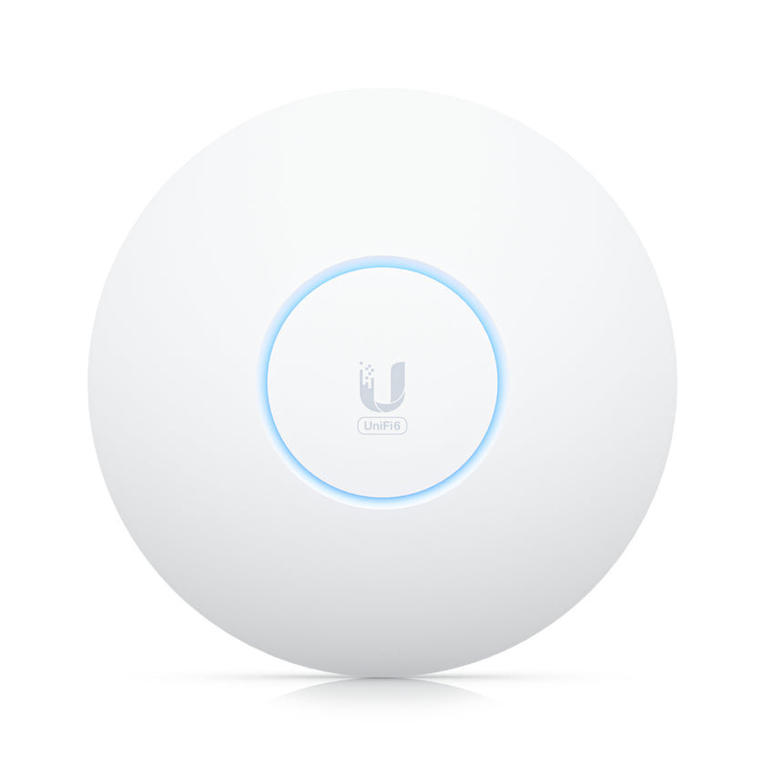 Ubiquiti UniFi U6 - Radio access point - Wi-Fi 6E - 2.4 GHz 5 GHz 6 GHz - wall ceiling mountable