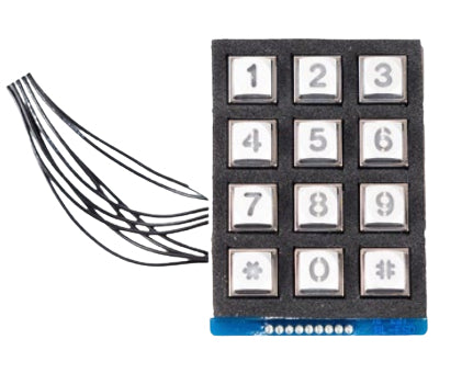 Spare keypad for 2N IP Force (9155101K, 9151101KW, 9151101CK, 9151101CKW, 9151101CHKW)