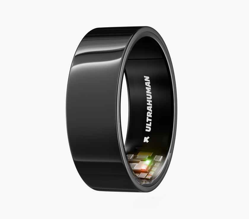 Ultrahuman Ring Air  Aster Black  Size 6