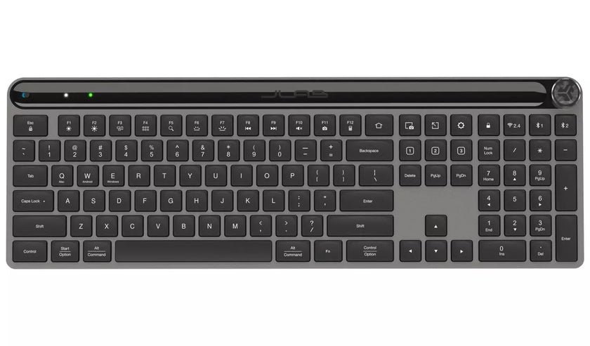 JLAB Epic Keyboard Wireless 2.4G USBA Dongle & Bluetooth Premium Keyboard - Multi Device