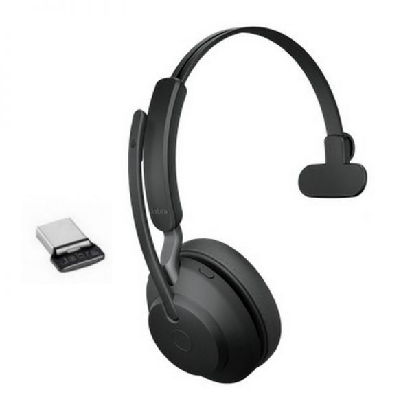 Jabra Evolve2 65 MS USB-C Mono Black (Including Stand)