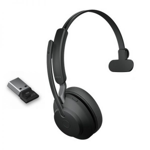 Jabra Evolve2 65 L380a MS Mono Stand Blk