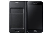 Samsung Galaxy J3-16 Flip Wallet Black
