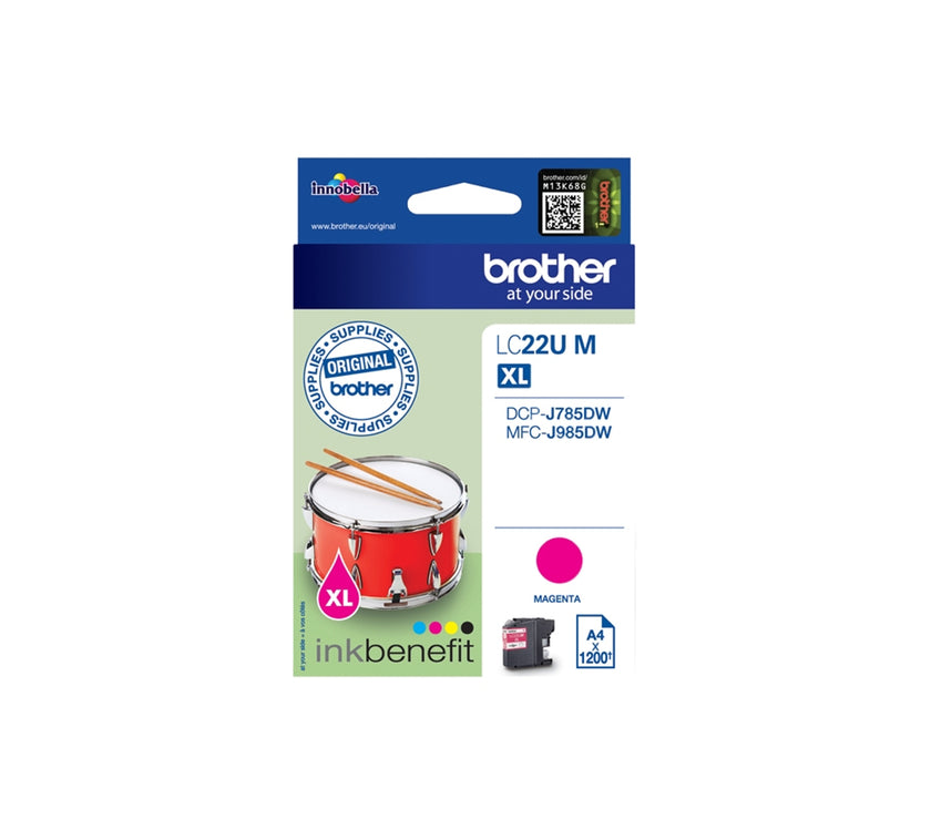 Brother Magenta Super High Yield Ink Cartridge - 1200 pages