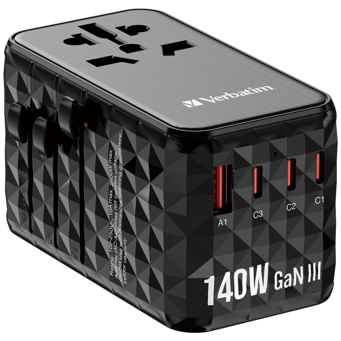 Verbatim GAN III TRAVEL ADAPTER UTA-10