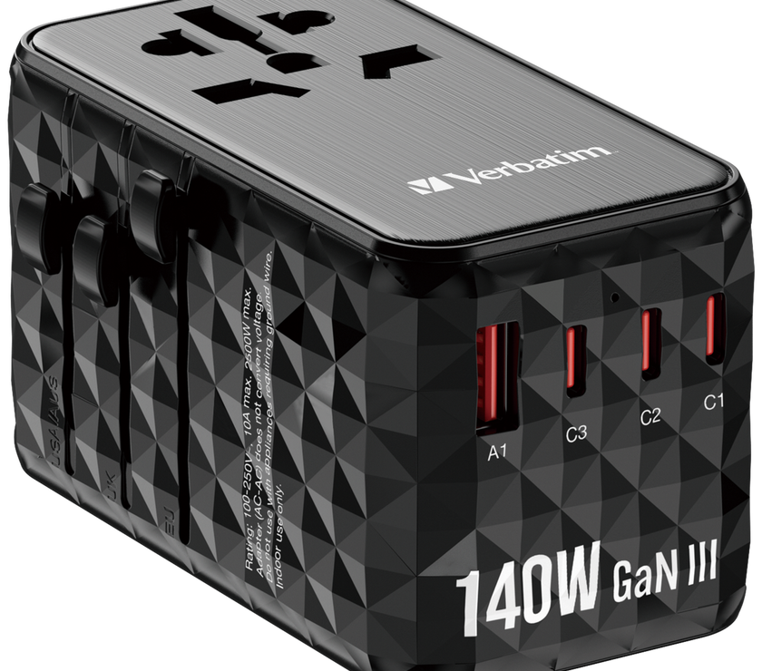 Verbatim GAN III TRAVEL ADAPTER UTA-10