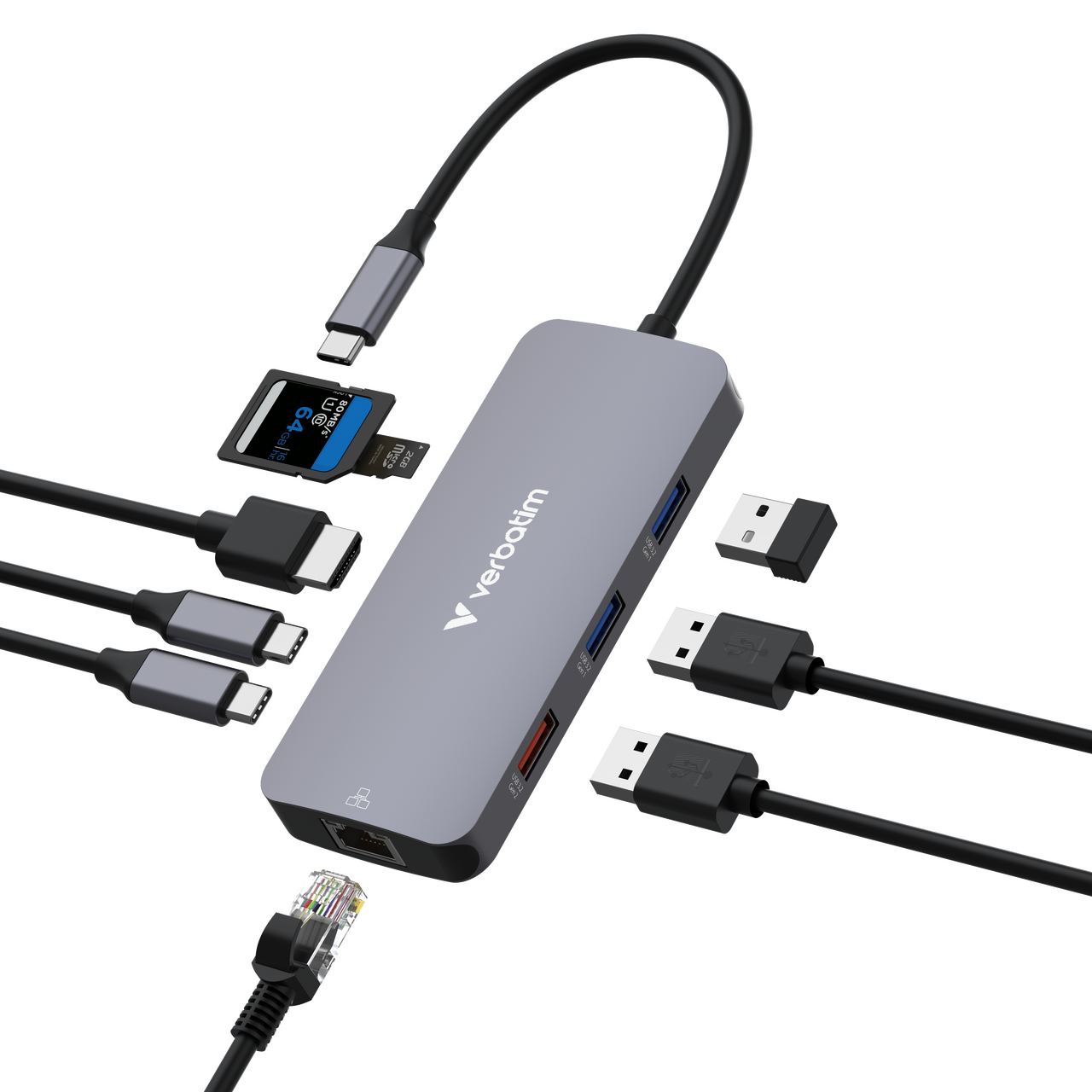 Verbatim USB-C Pro Multiport Hub