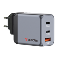Verbatim 65W 3-Port GaN Wall Charger