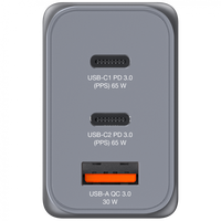 Verbatim 65W 3-Port GaN Wall Charger