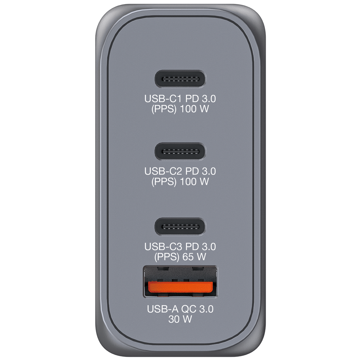 Verbatim GNC-100 GaN Charger 4 100W USB