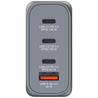 Verbatim GNC-100 GaN Charger 4 100W USB