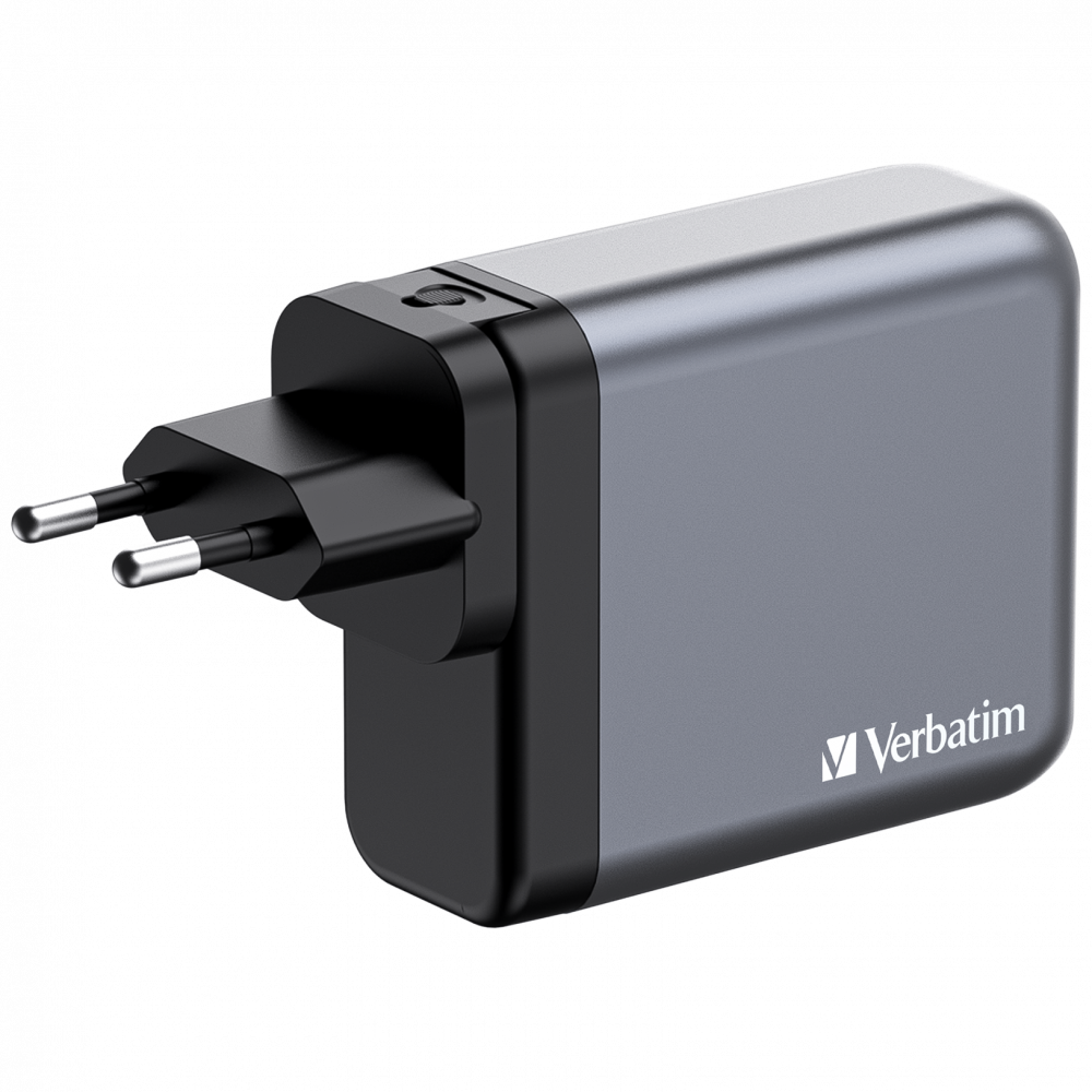 Verbatim GNC-140 GaN Wall Charger 4 140W USB