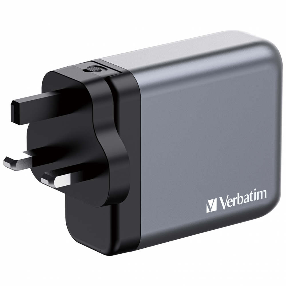 Verbatim GNC-140 GaN Wall Charger 4 140W USB