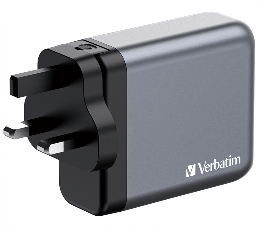 Verbatim GNC-140 GaN Wall Charger 4 140W USB