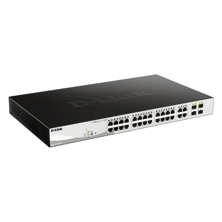 24 PoE 10/100/1000 Base-T port with 4 x 1000Base-T /SFP ports