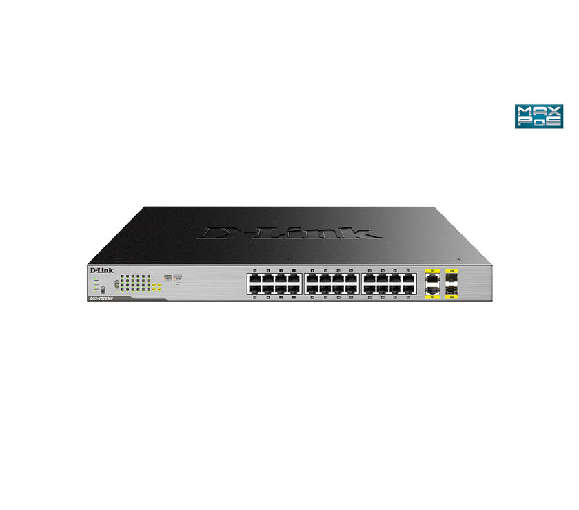D-Link 24-Port Desktop Gigabit PoE + 2GE Combo Switch