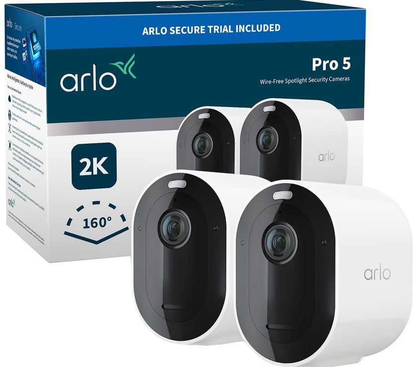 Arlo Essential 2K Outdoor Security Camera (2-pack)