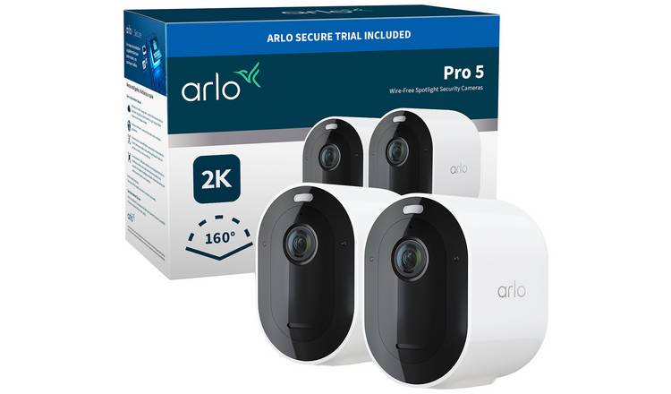 Arlo Pro 5S 2K+ Outdoor Security Camera, 2-cam