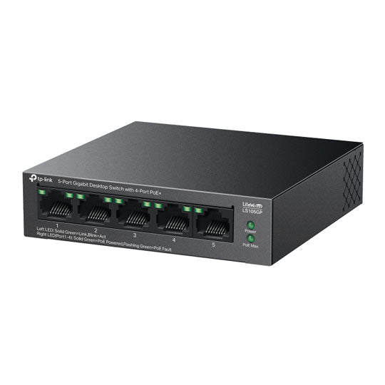TP-LINK 5-Port Swtch 4-Port PoE+