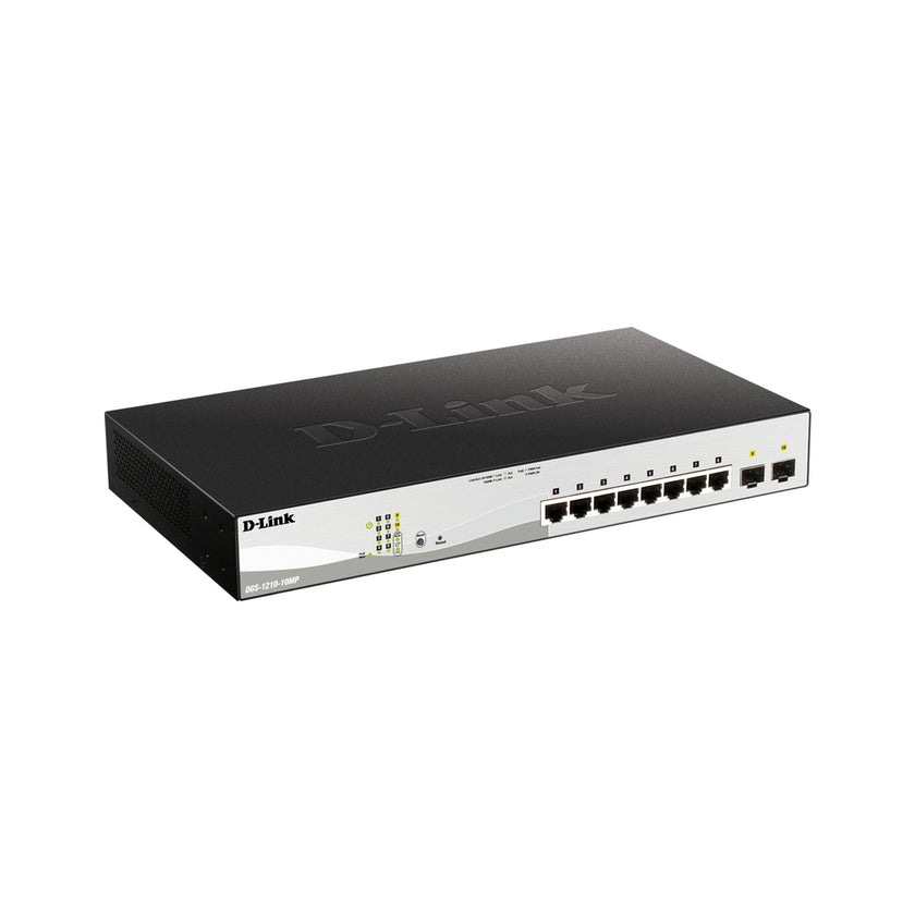 D-Link DGS-1210-10MP 10-Port Gigabit Smart Managed PoE Switch