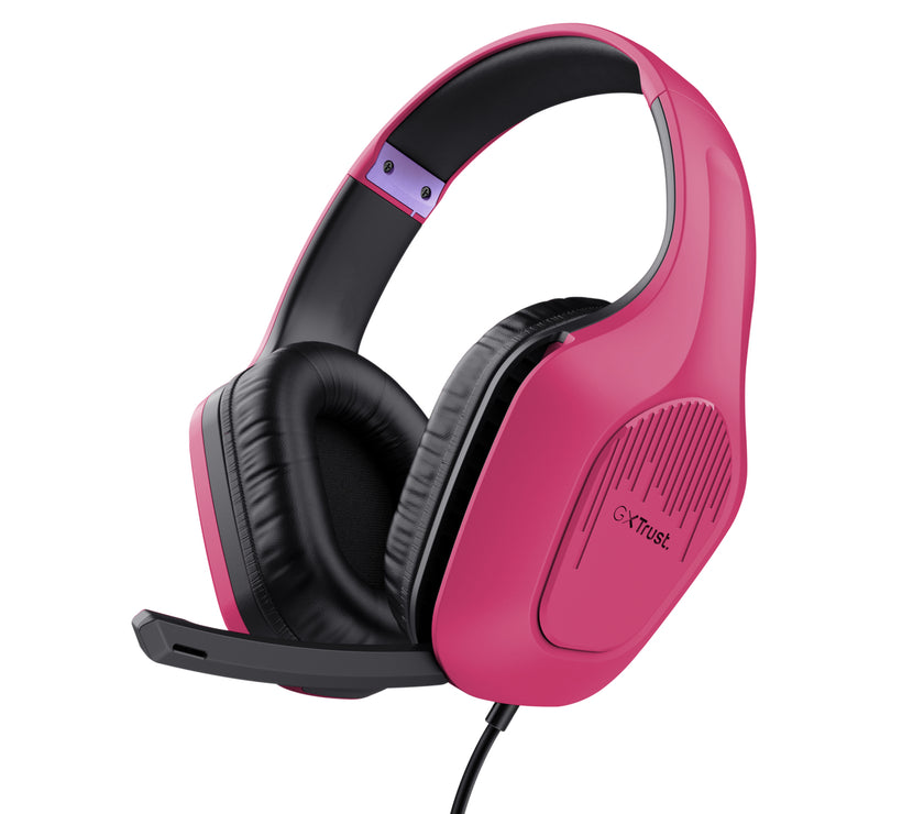 Trust GXT415P Zirox Headset - Pink