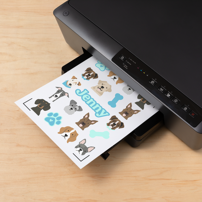 Cricut Sticker Set Waterproof A4 6 Transparent