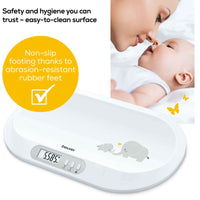 BEURER BY90 SMART BLUETOOTH BABY SCALES