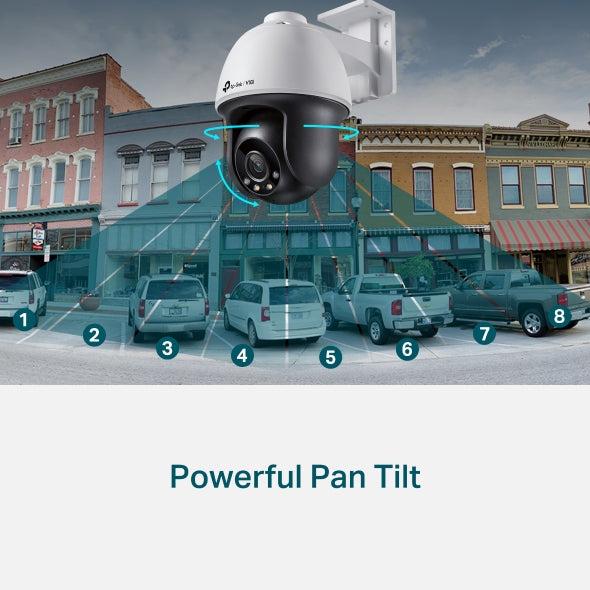 TP-Links 4MP Outdoor Full-Color PT Network Camera