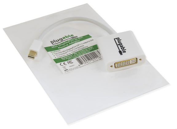 Plugable Mini DP (TBT 2) to DVI Adapter