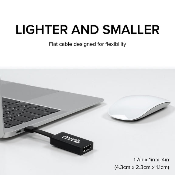 Plugable USB C to HDMI Adapter 4K 30Hz